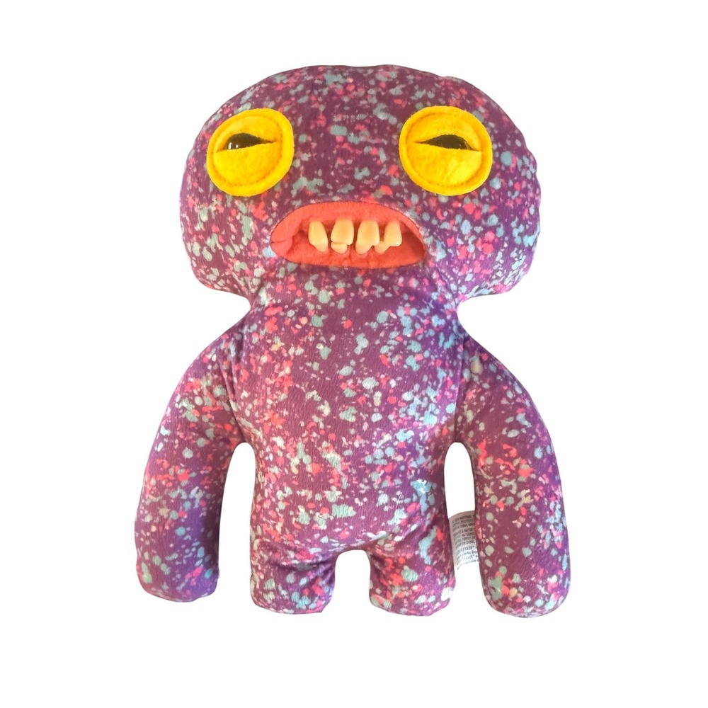 Zuru Fuggler Funny Ugly Monster Plush Purple Splatter 9" 2024 Spin Master Toy